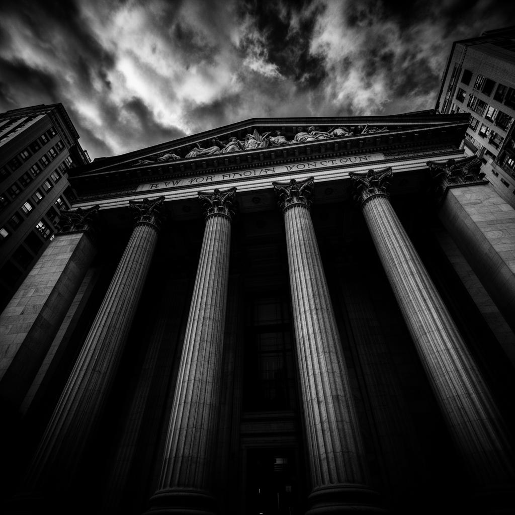 Federal courthouse columns